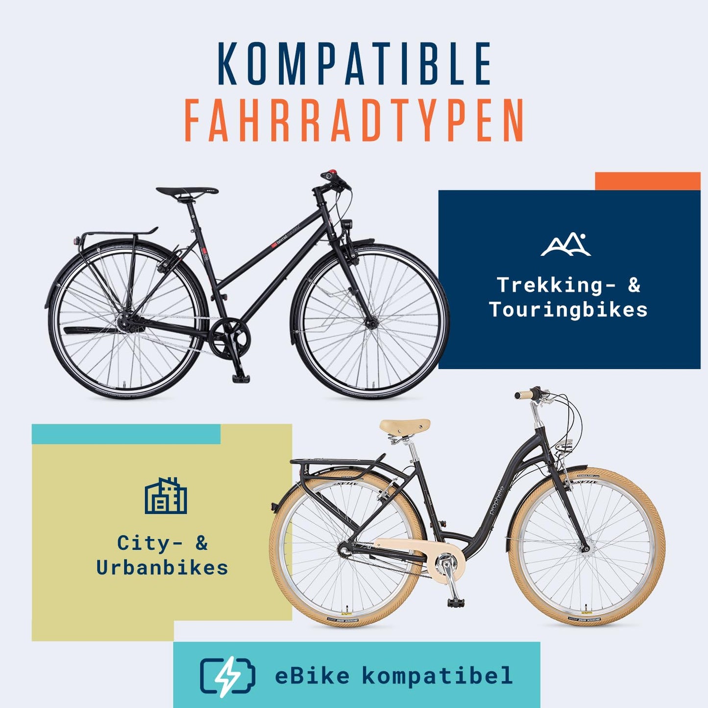 Alphatrail bike tube Rick 28 inch DV Dunlop valve 2X set with mobility guarantee I Compatible with bike tires Schwalbe, Continental, Conti, Michelin, Kenda & Maxxis bike tube.