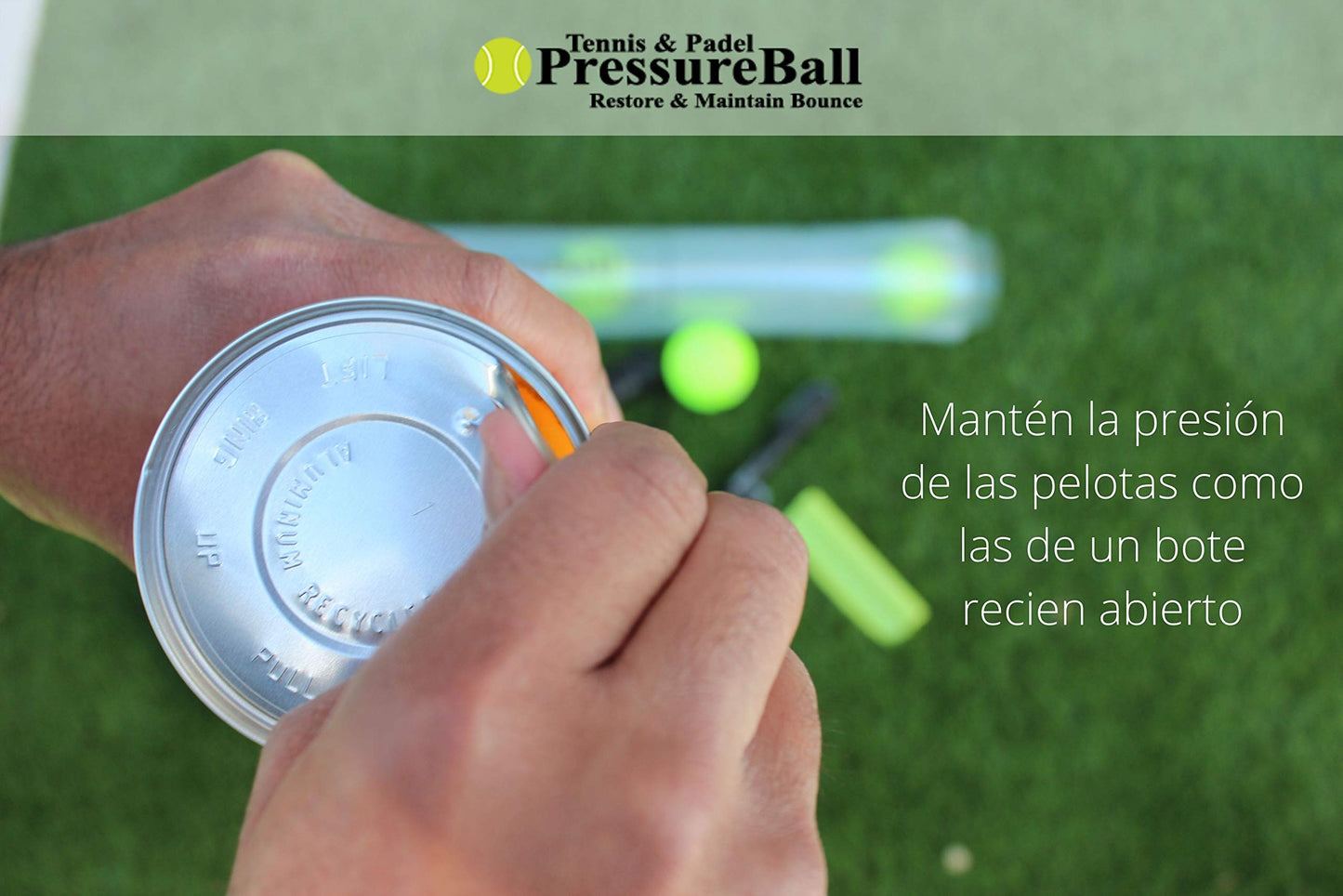 Pressureball - Preserves and revitalizes tennis balls - suitable for up to 8 balls.