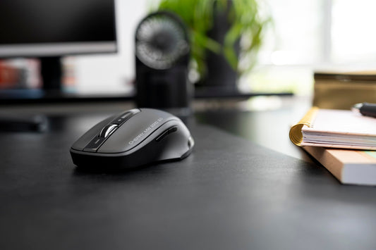 CHERRY MW 2310 2.0, wireless 6-button mouse, 2.4 GHz wireless with 10m range, optical sensor & DPI switch, nano USB receiver, ambidextrous use, black