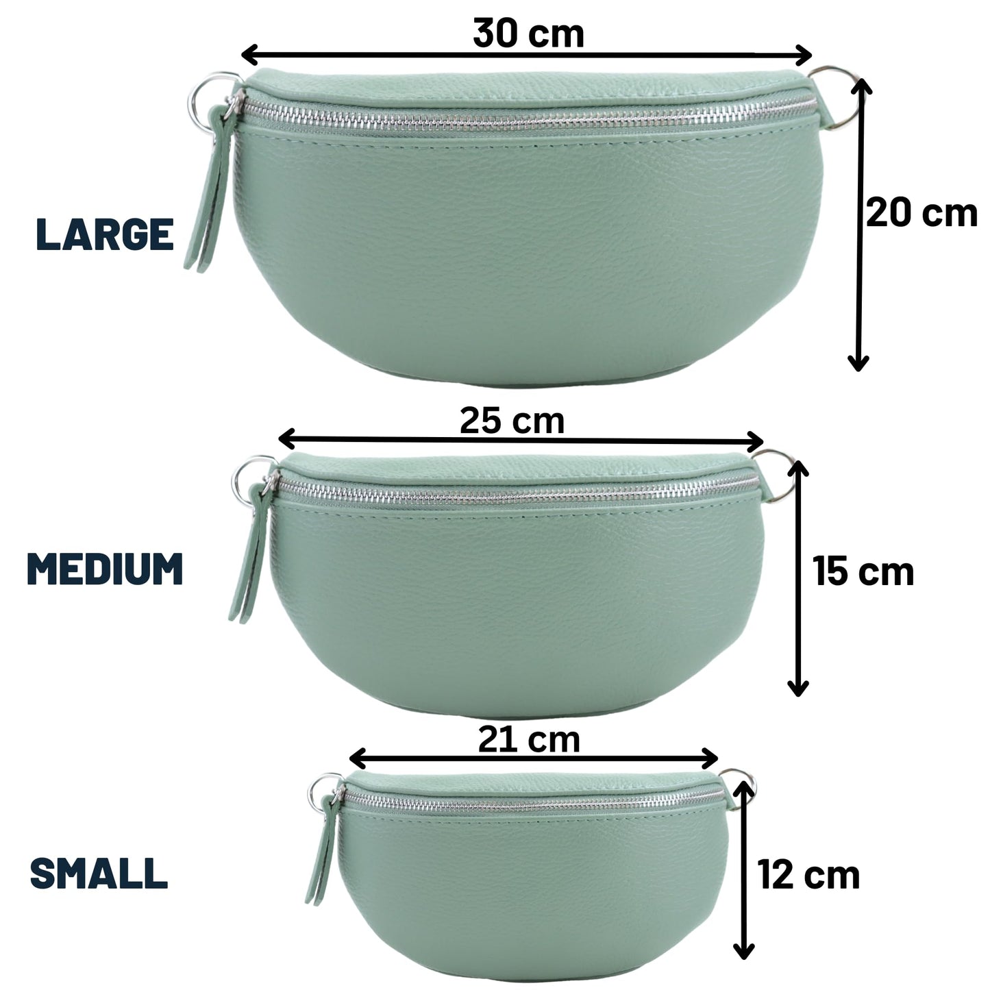 Blade leather fanny pack for women, stylish waist bag with 2 patterned and leather removable & adjustable wide belts, crossbody bag for women, high-quality chest bag for ladies