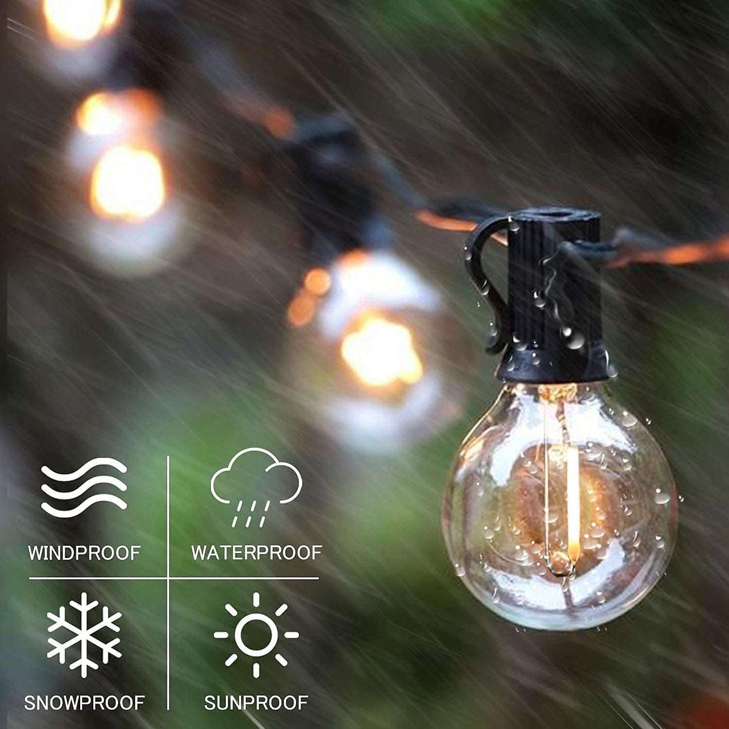 Father Outdoor String Lights G40 50FT 46