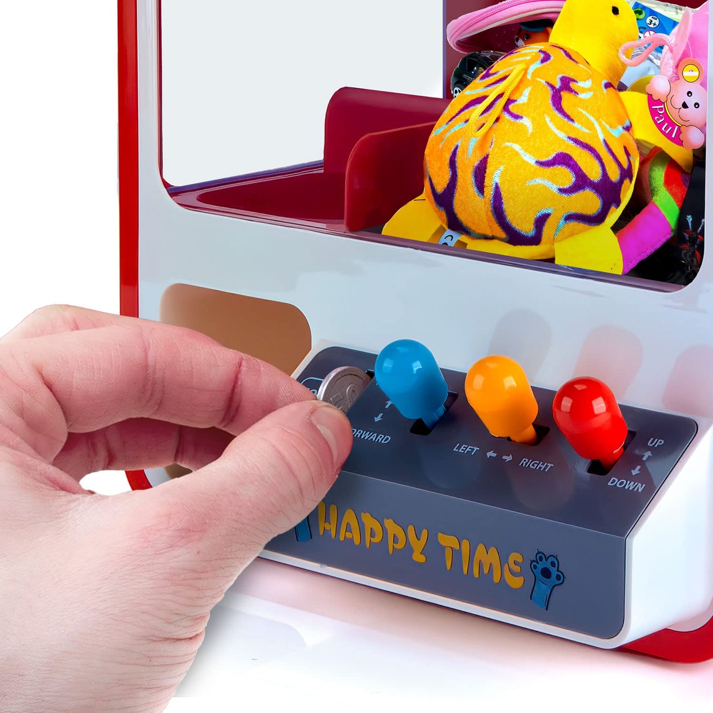GOODS+GADGETS Candy Grabber Supreme - Candy dispenser with USB cable for an interactive and fun game experience.