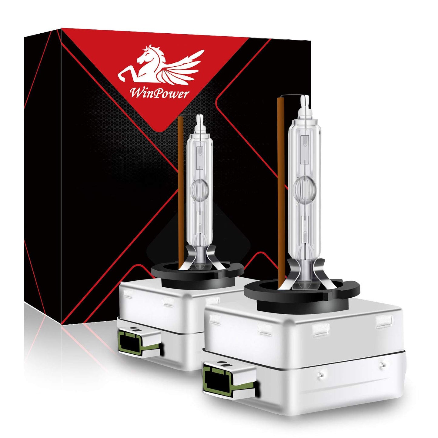 WinPower D3S 35W Bi Xenon Bulb 42V Car Light Discharge Lamp HID Kit 4300K Yellow Light Extreme Vision (2 Bulbs)