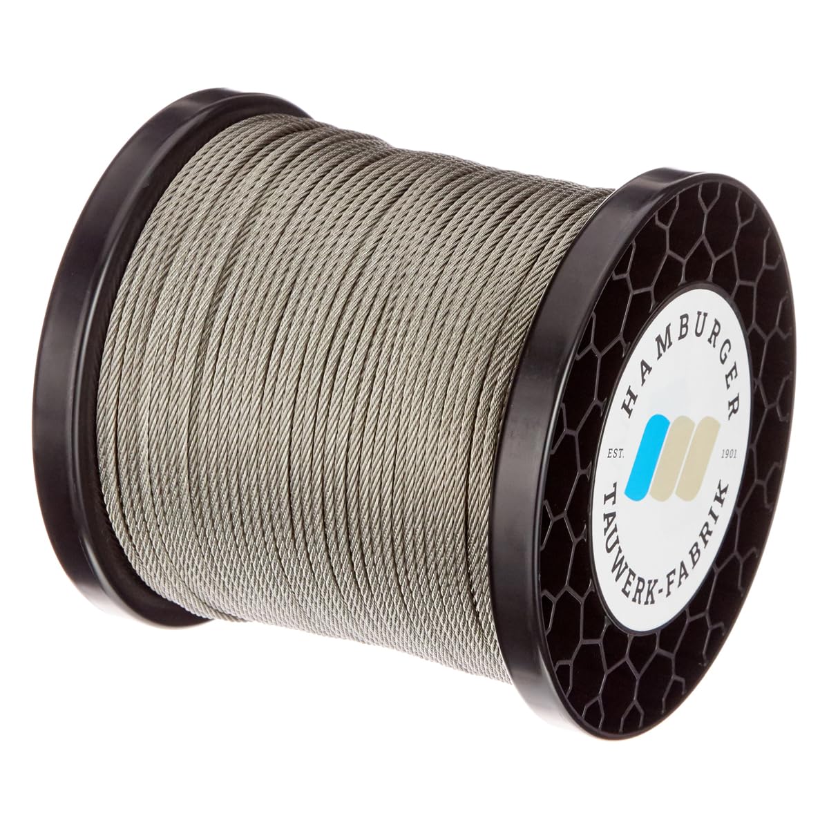 70 meters - 4mm stainless steel wire rope 7x7 V4A Inox rustproof wire rope steel cable railing rope