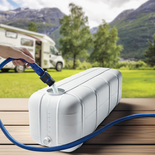 Semtec Urban Survival Technology Freshwater Hose: Extra-light water hose, up to 24 bar, with hose connector, 10m (camping equipment RV, highly flexible garden hose).