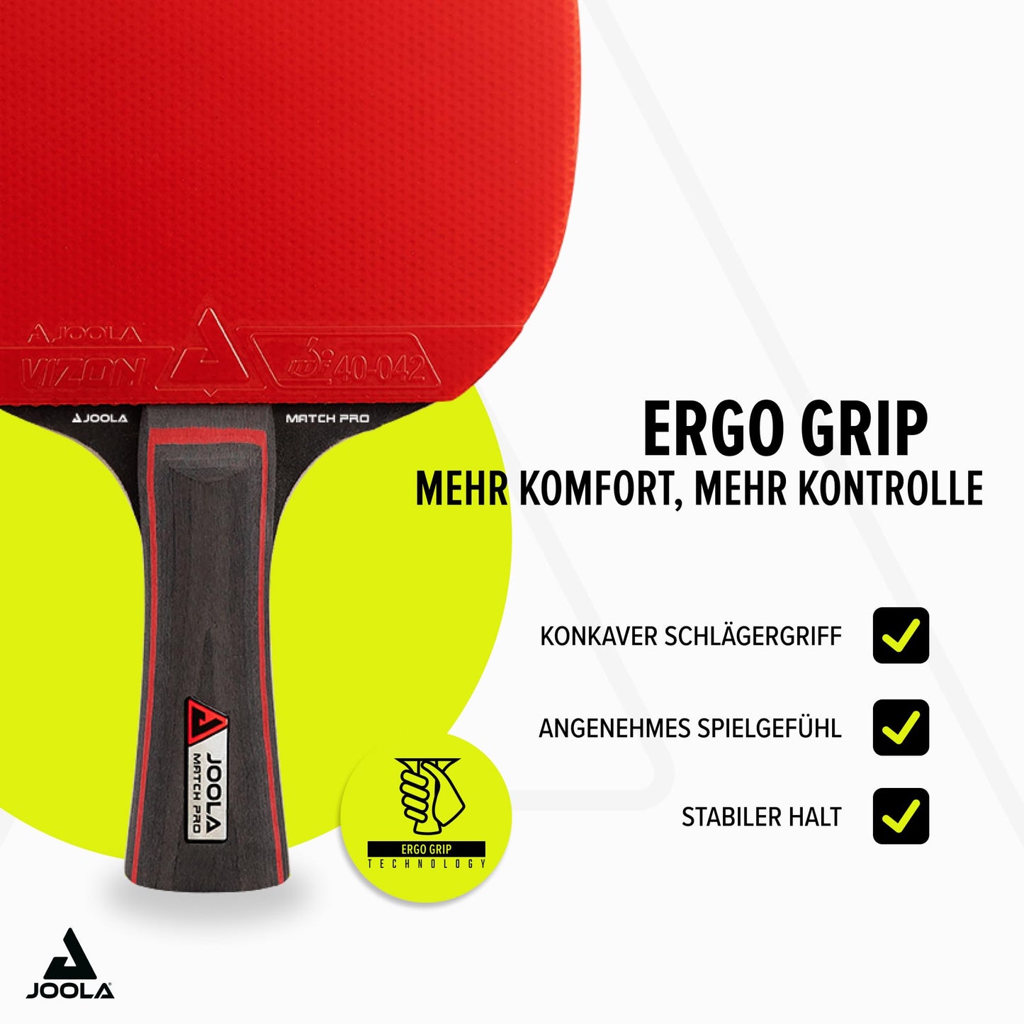 JOOLA Table Tennis Set Duo PRO includes 2 paddles, 3 balls, and a cover in red/black, 6 pieces total.
