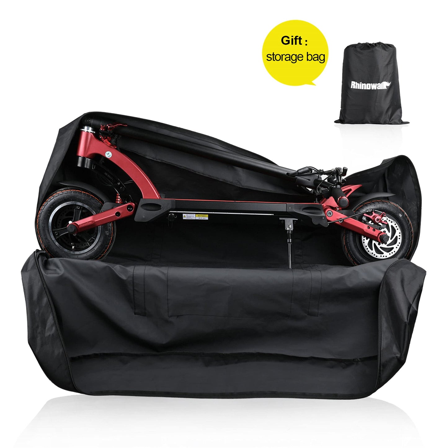 UBORSE E-Scooter Bag Electric Scooter Transport Bag Foldable Scooter Carry Bag Waterproof Scooter Storage Bag E-Scooter Accessory Protective Cover for Xiaomi 1S/M365 Segway Ninebot (black)