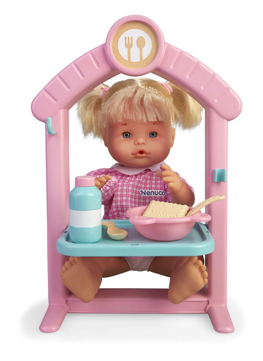 Nenuco Daycare Doll Set includes baby doll and nursery accessories for children ages 3 and up.
