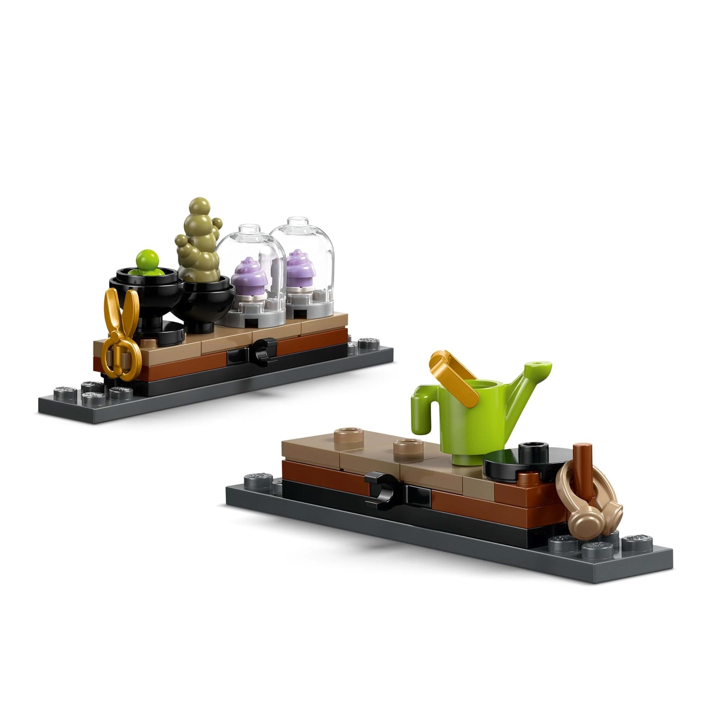LEGO Harry Potter Hogwarts Castle Herbology Class - playset with Neville Longbottom, Hermione Granger, Professor Sprout, 3 Mandrakes, and greenhouse - gift for kids aged 8 and up - 76445