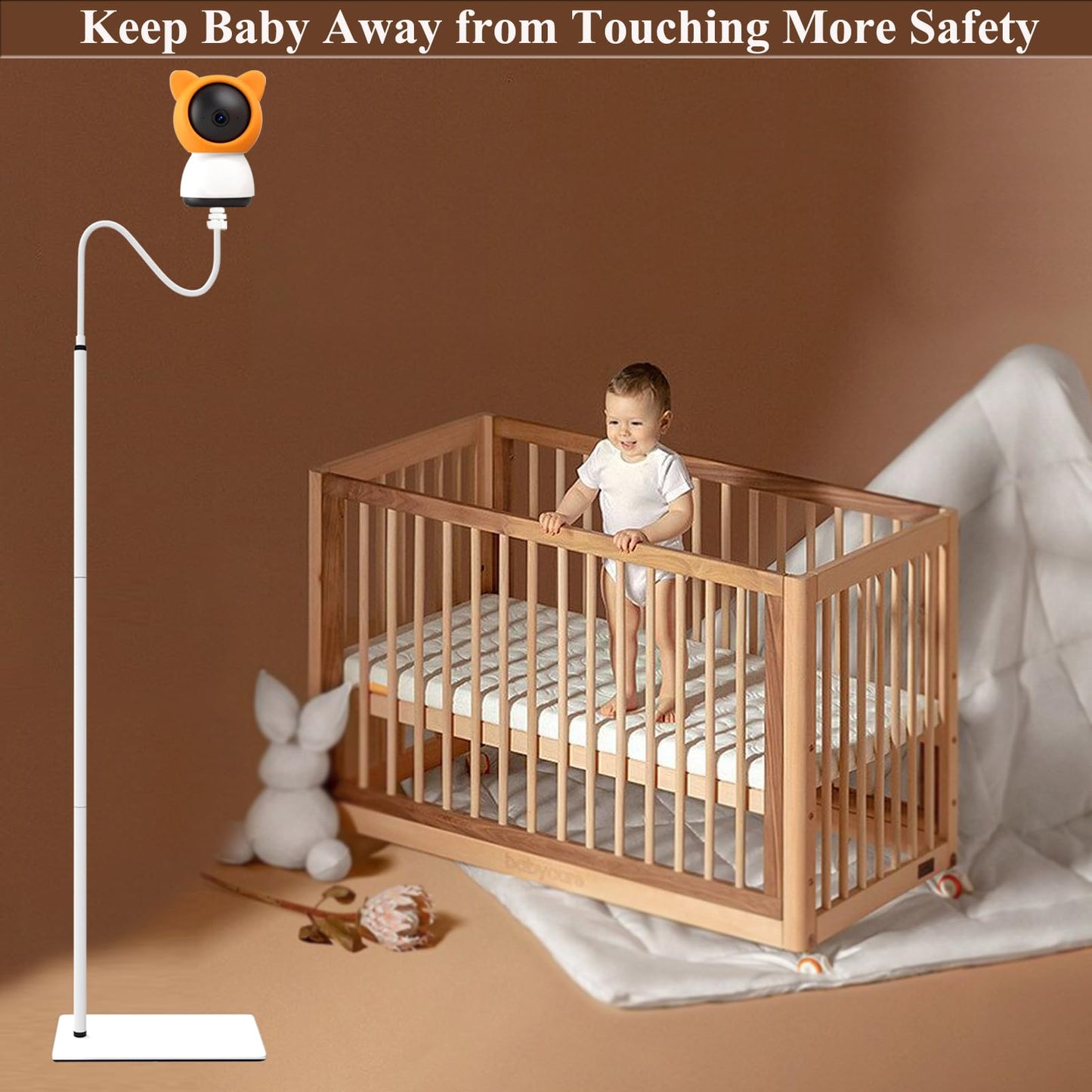 EYSAFT baby monitor stand for BOIFUN Baby 2S, Baby 5S, Baby 6T/ieGeek Baby 1T/DEATTI BM101-M.