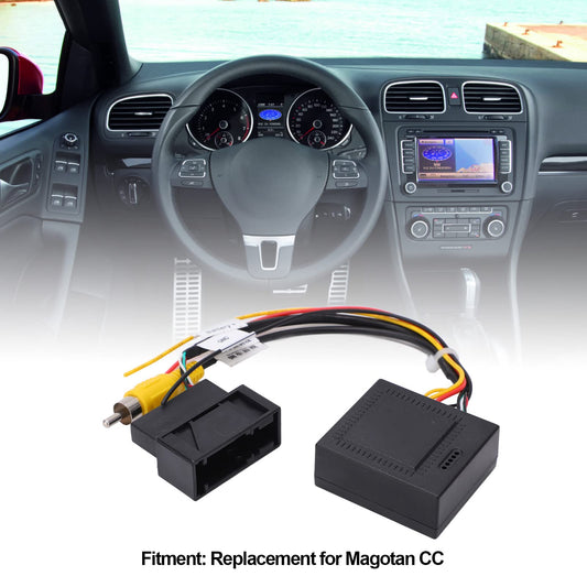 Reverse camera converter, 12V 5W RGB to AV decoder box adapter for automotive use.