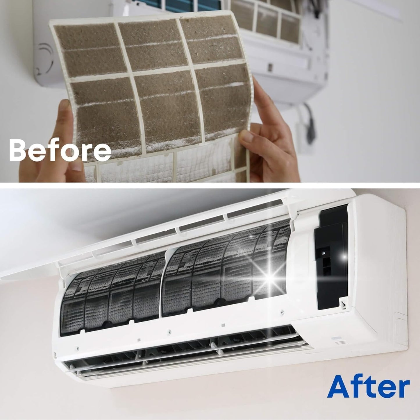 Air conditioning cleaning bag, Black Waterproof Cover for cleaning indoor units of air conditioners, with 2.9m water pipe, for home office dorm restaurant.