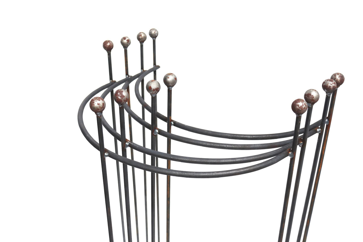 Deer Terracotta 4X Perennial Holder Hugo half-round Sphere stable Width 55cm Height 90cm Solid material Climbing aid with ball Plant support Trellis