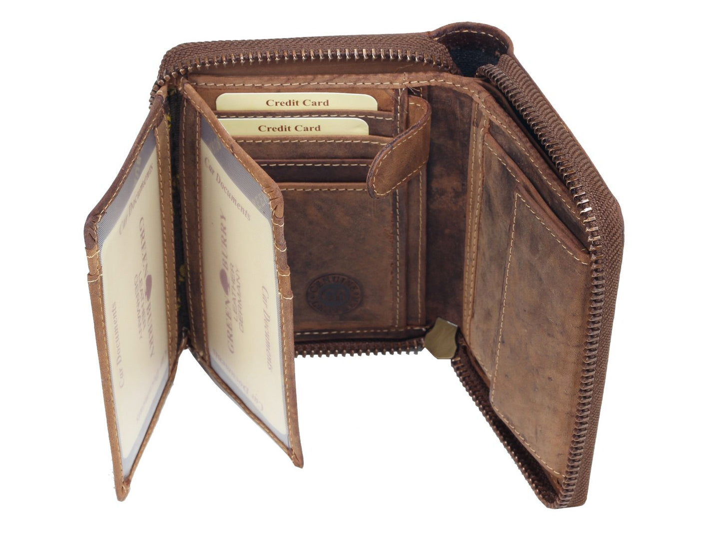 Greenburry Vintage Women's Wallet Purse Brown 13x10x3 cm