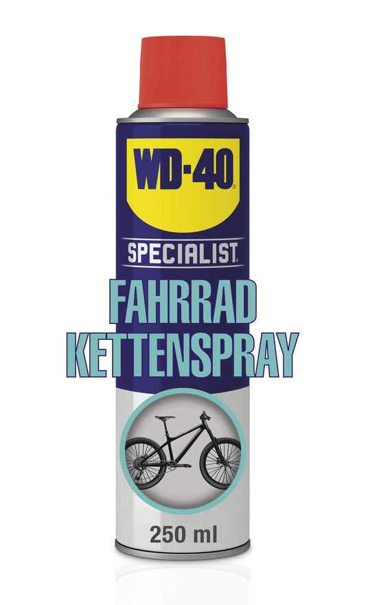 WD-40 Specialist Bike Care Set - Complete bike care set for bicycles including chain spray, chain cleaner, and bike cleaner. Provides sustainable care and protection for all types of bikes. 3-piece set.