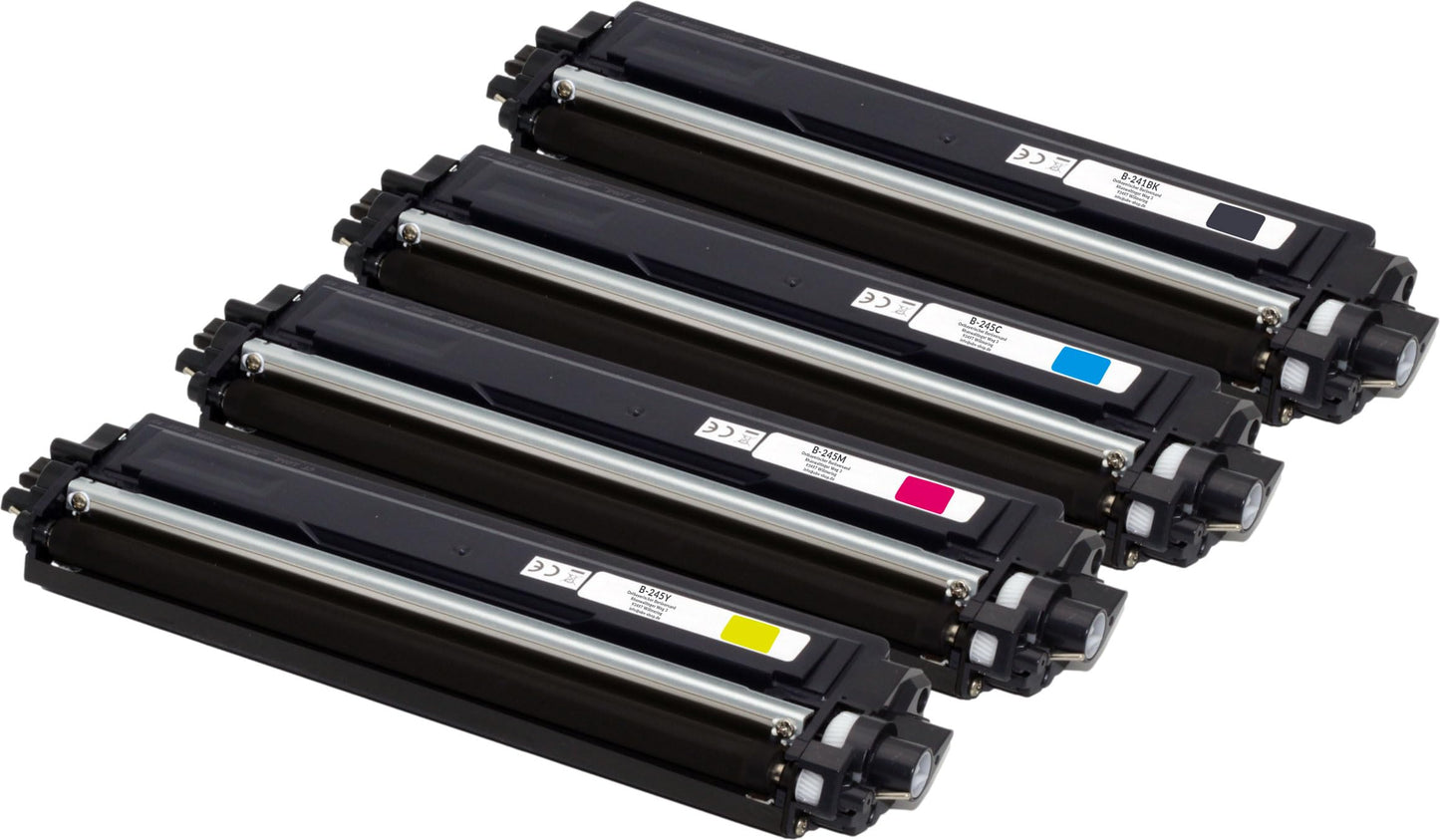 OBV Compatible TN 241/245 Toner for Brother DCP-9015CDW HL-3140CW MFC-9140CDN MFC-9340CDW MFC-9330CDW (4 Pack)