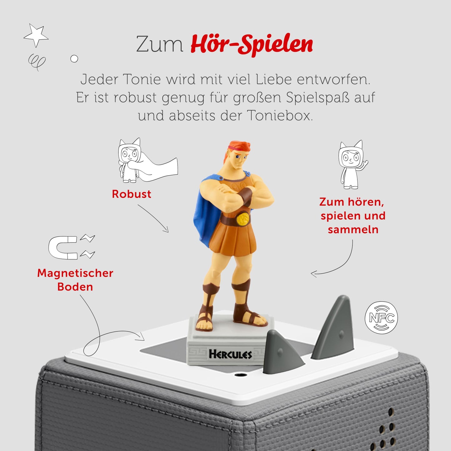 Tonies audio characters for Toniebox, Disney & audio characters for Toniebox: Disney audio play for kids Aladdin figure - approx. 60 min. playtime - ages 4 and up - GERMAN