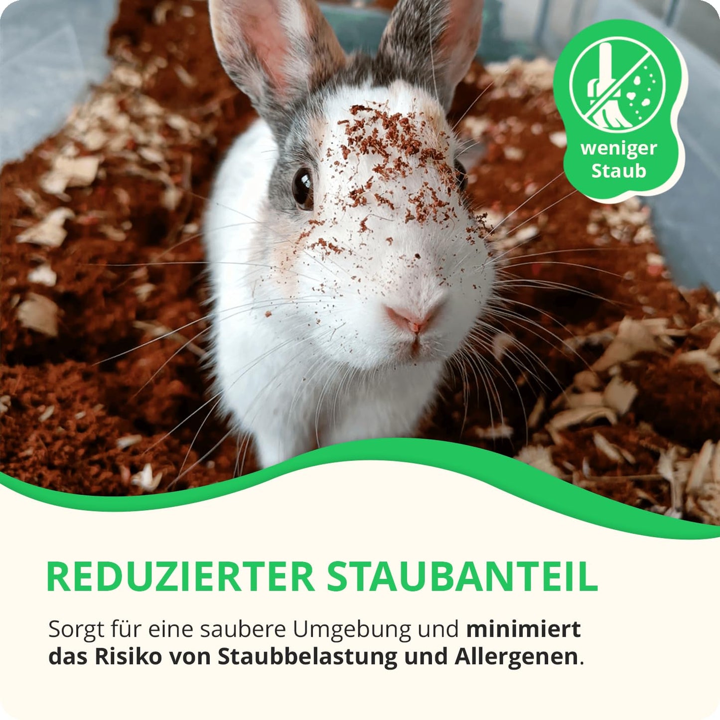 Allkokos Coconut Small Animal Bedding (2x40 Liters)