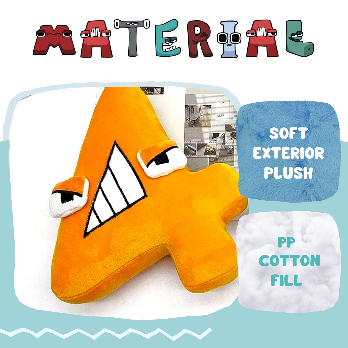 MAGIC SELECT Pack 9 Number Lore Plush, numbers 1-9 made of plush, alphabet dolls, soft learning toy, gift for storytelling, alphabet, learning numbers for kids.