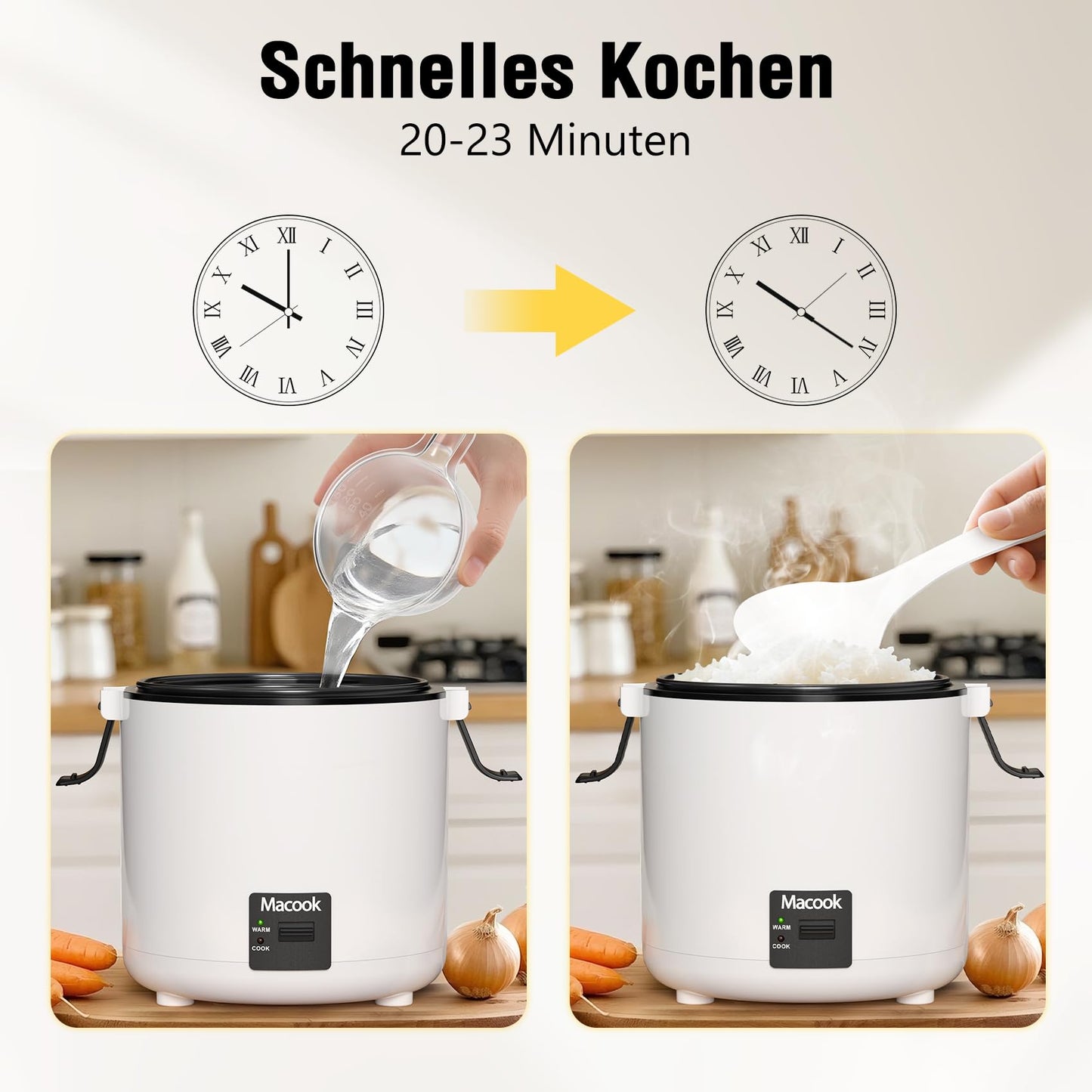 Small rice cooker & bento box for 1-2 people, (0.3 liter, 1.5 cups), mini rice cooker with removable pot with non-stick coating, one touch & keep warm function, 200 watts (black)