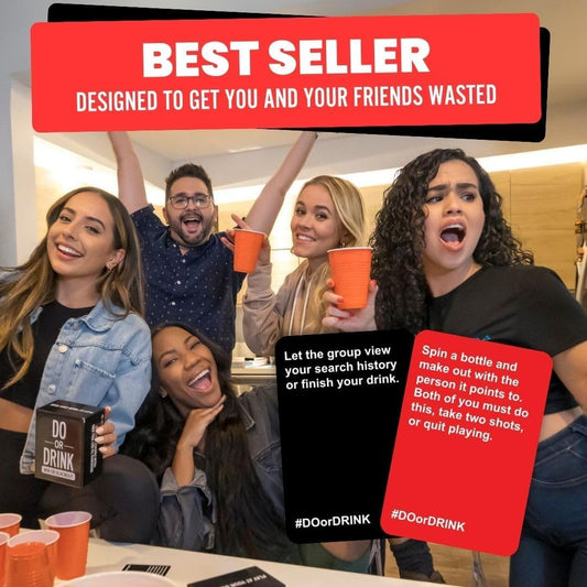 Do or Drink Drinking Game - English Edition - A drinking game that's a must-have at any festival.