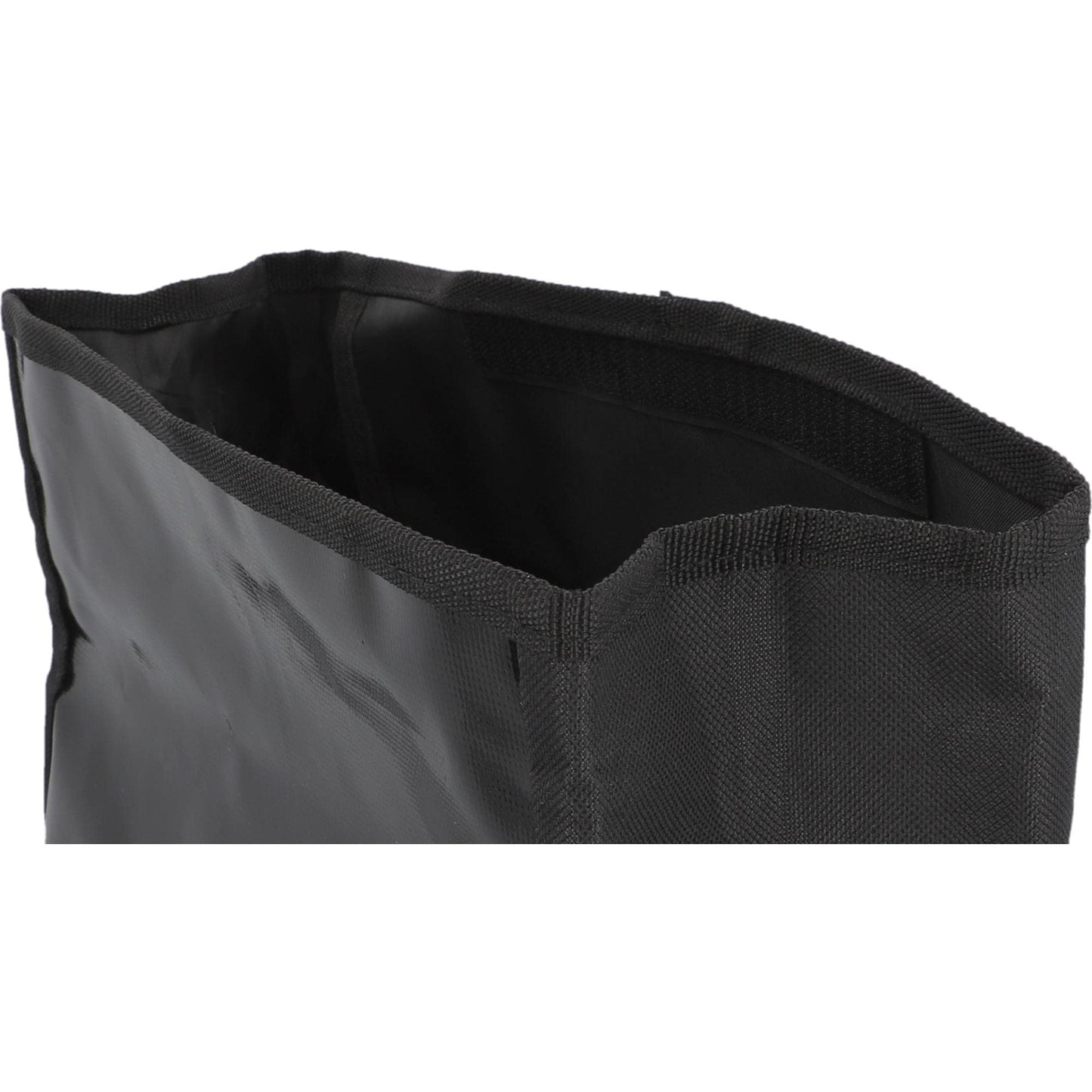 FISCHER Bike Rack Bag Courier, bike bag, messenger bag, reflector, 18 liters, water resistant, black