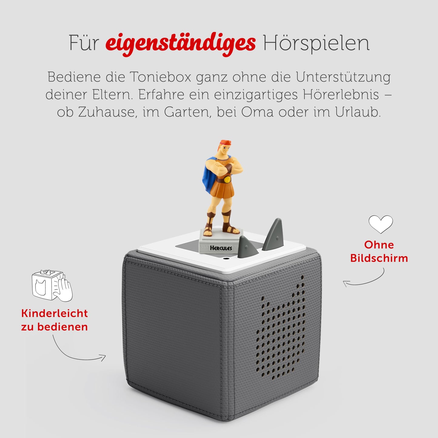 Tonies audio characters for Toniebox, Disney & audio characters for Toniebox: Disney audio play for kids Aladdin figure - approx. 60 min. playtime - ages 4 and up - GERMAN