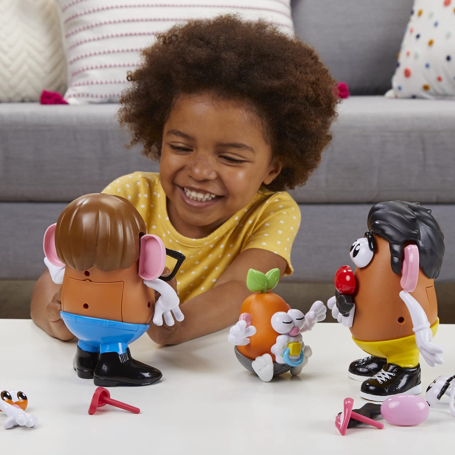 Potato Head My Little Pony Family, toy for kids ages 2+, 45 pieces for fun potato head family.