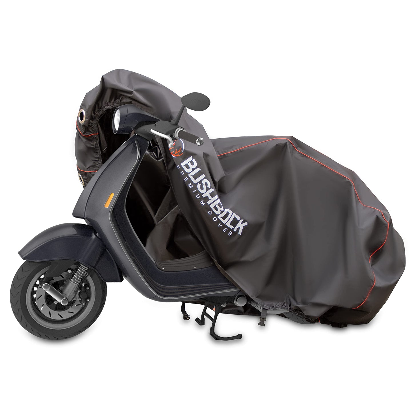BUSHBOCK® Premium scooter cover with ripstop structure - No more tearing! - Outdoor/Indoor - Waterproof cover - Motorcycle cover (M)