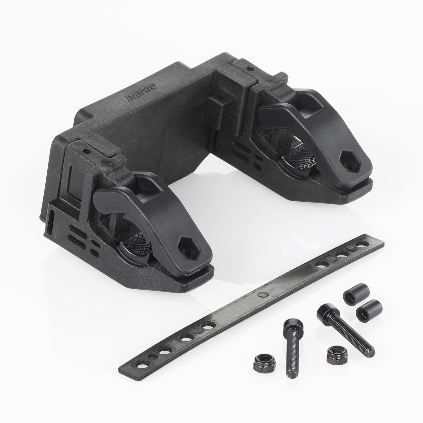 Fischer E-Bike handlebar basket with quick attachment, specifically designed for E-Bikes, carrying capacity of 5kg, suitable for all common displays with a width of 9 cm, including Bosch displays, black.