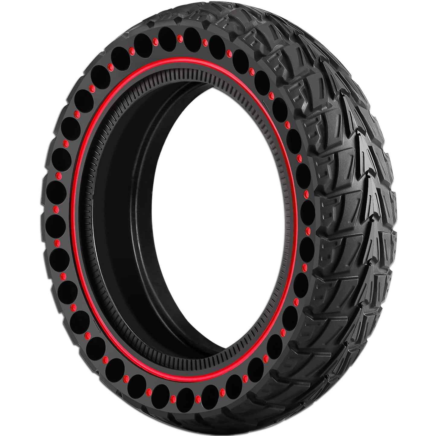 Monuary 2-pack E-scooter tires 50/75-6.1 Tubeless solid rubber tires, also suitable for sizes 8.5 x 2.0 and 8 1/2 x 2. Puncture-proof, no maintenance required.