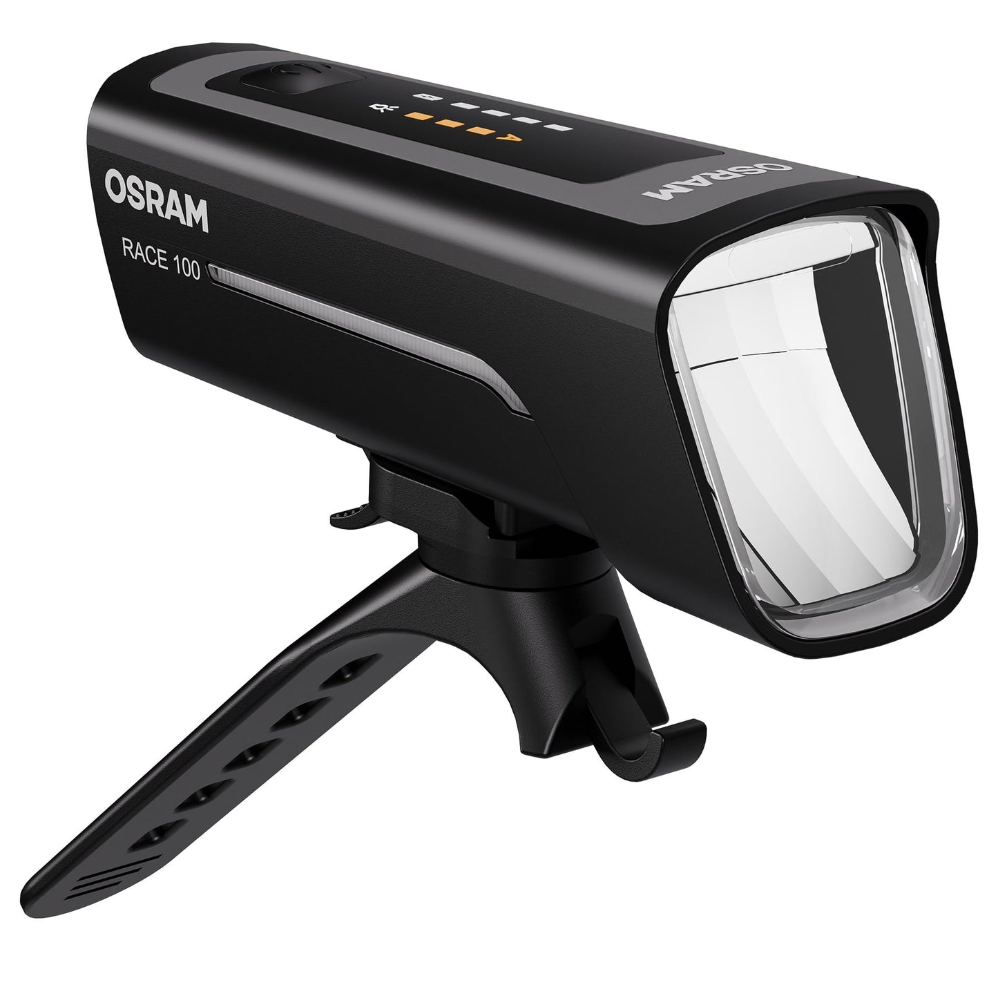 Osram LEDsBIKE® Race 100 Set - bike light set - including automatic brake light function.