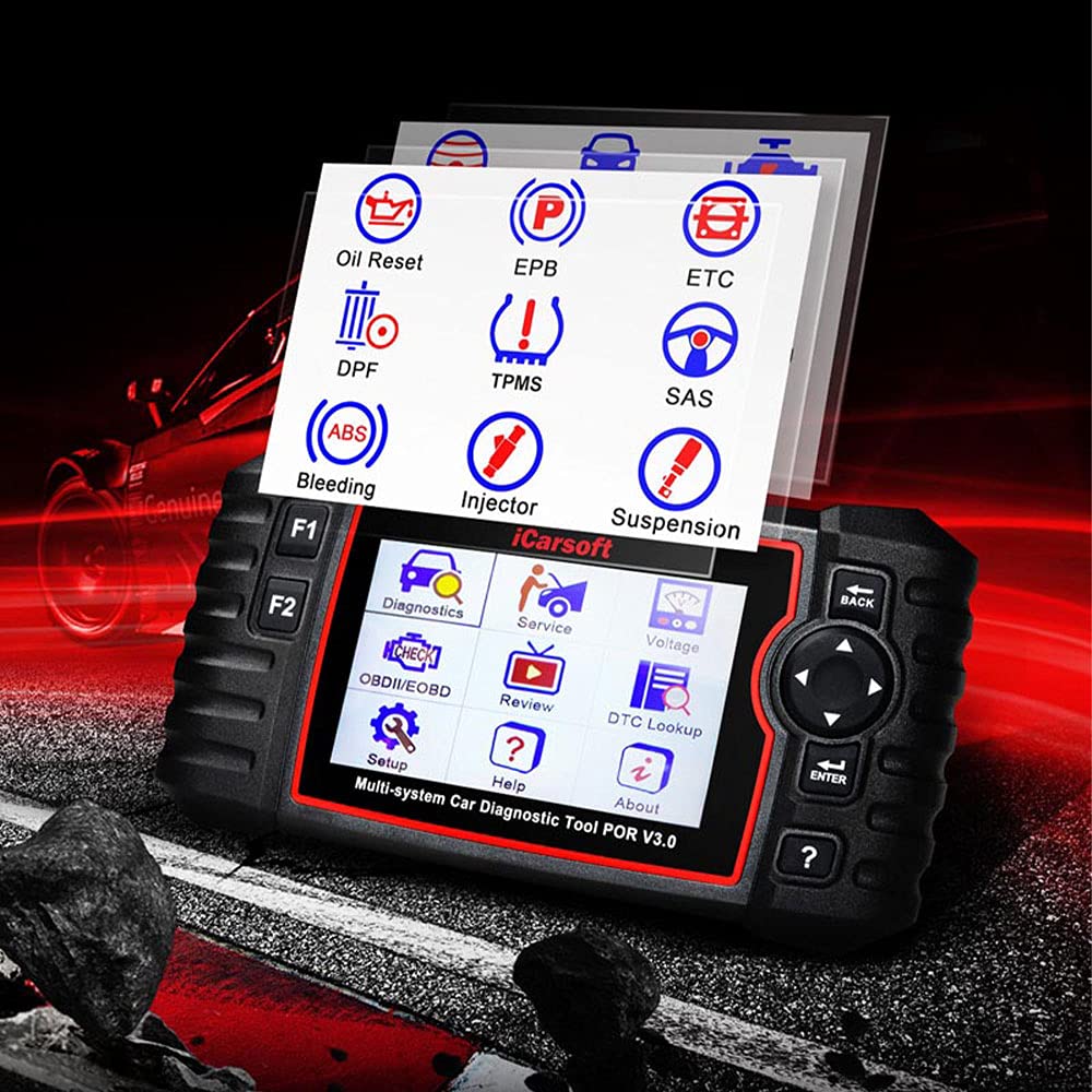 Icarsoft OBD II diagnostic tool POR V3.0 icpor3 Suitable for (car brand): Porsche 1St, black.