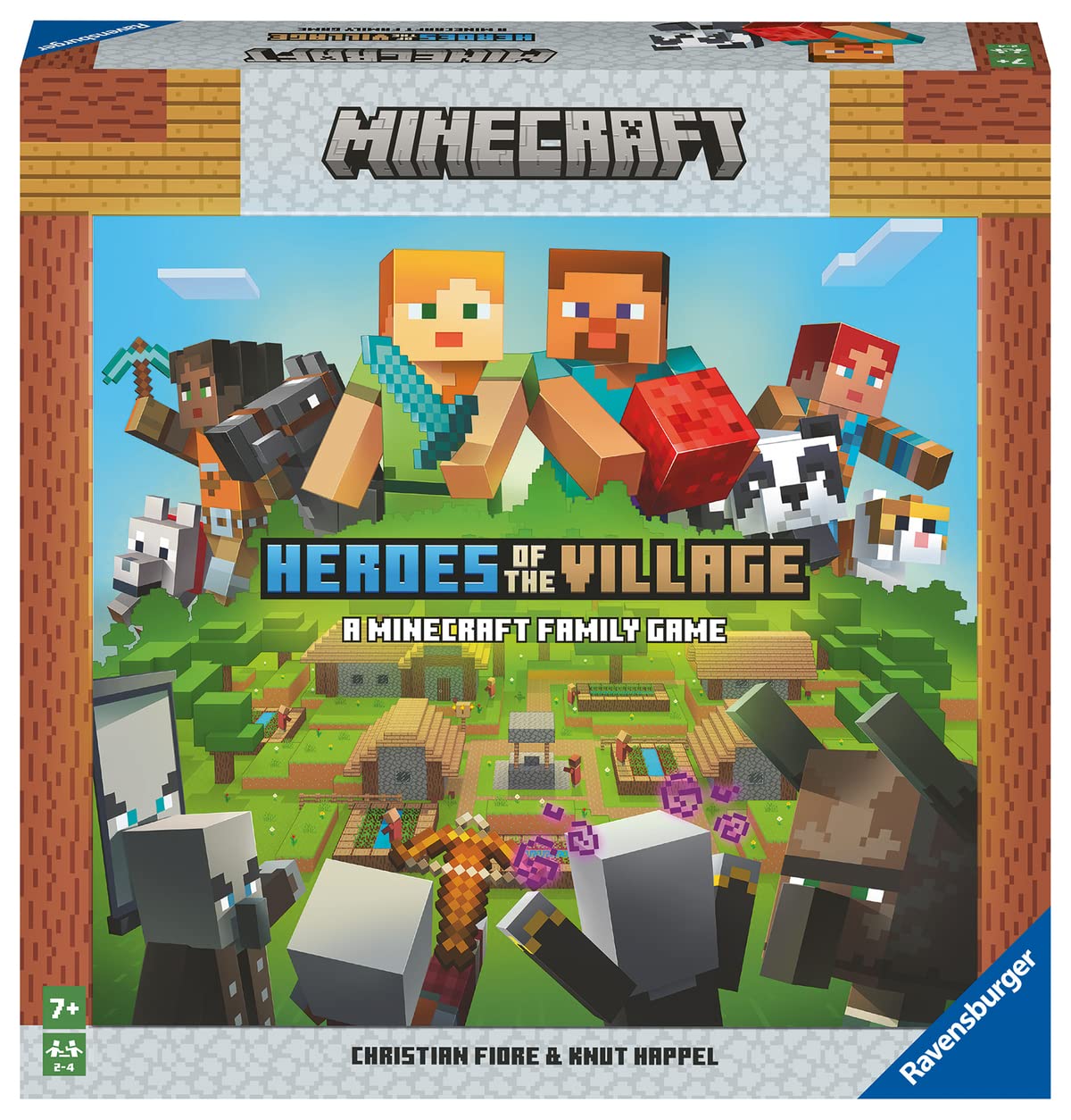 Ravensburger 20914 Minecraft game Heroes of The Village & Kids Puzzle 13334 - Minecraft Cutaway - 300 pcs XXL puzzle for kids ages 9+, Minecraft gifts