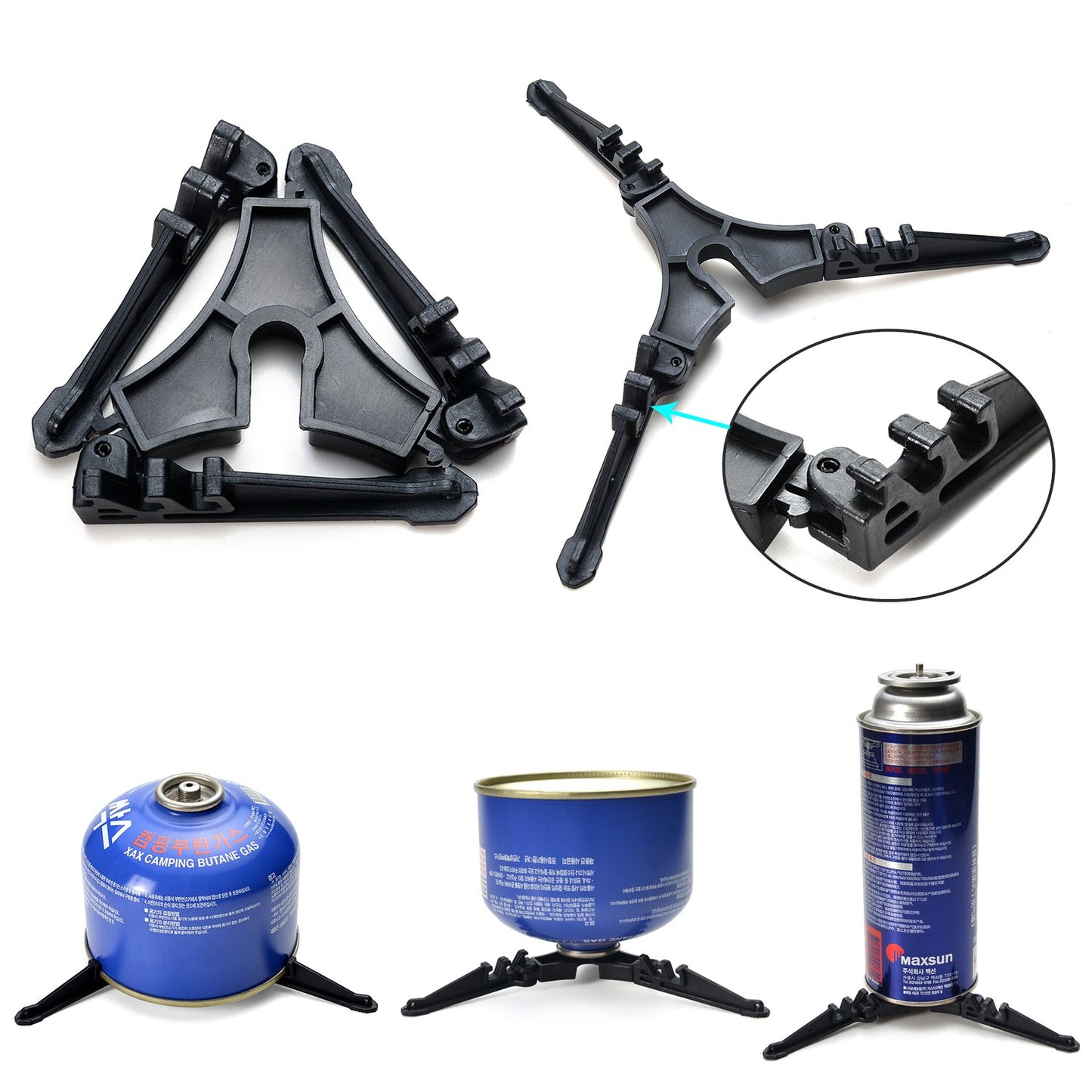 Odoland camping cookware set, pots and pans with compatible mini stove, cup, fork, knife, spoon, stainless steel, for outdoor, picnic, camping.