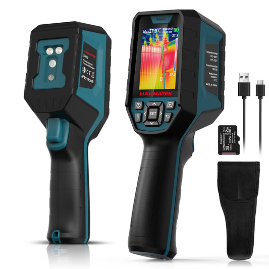 Infrared thermal imaging camera HANMATEK Ti120, resolution of 120 x 90 pixels, temperature range -20°C to +400°C, Professional thermal imaging camera ± 2% accuracy of the measurement value.