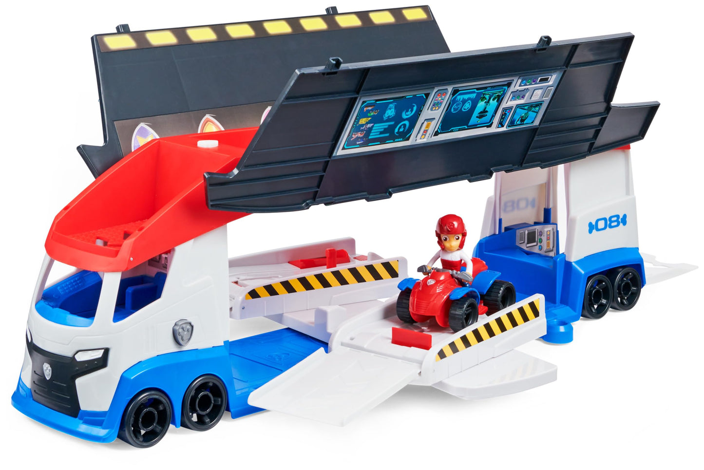 PAW PATROL, 10th Anniversary, Team vehicle Paw Patroller in updated design, includes Ryder figure and 1 basic vehicle, for ages 3+