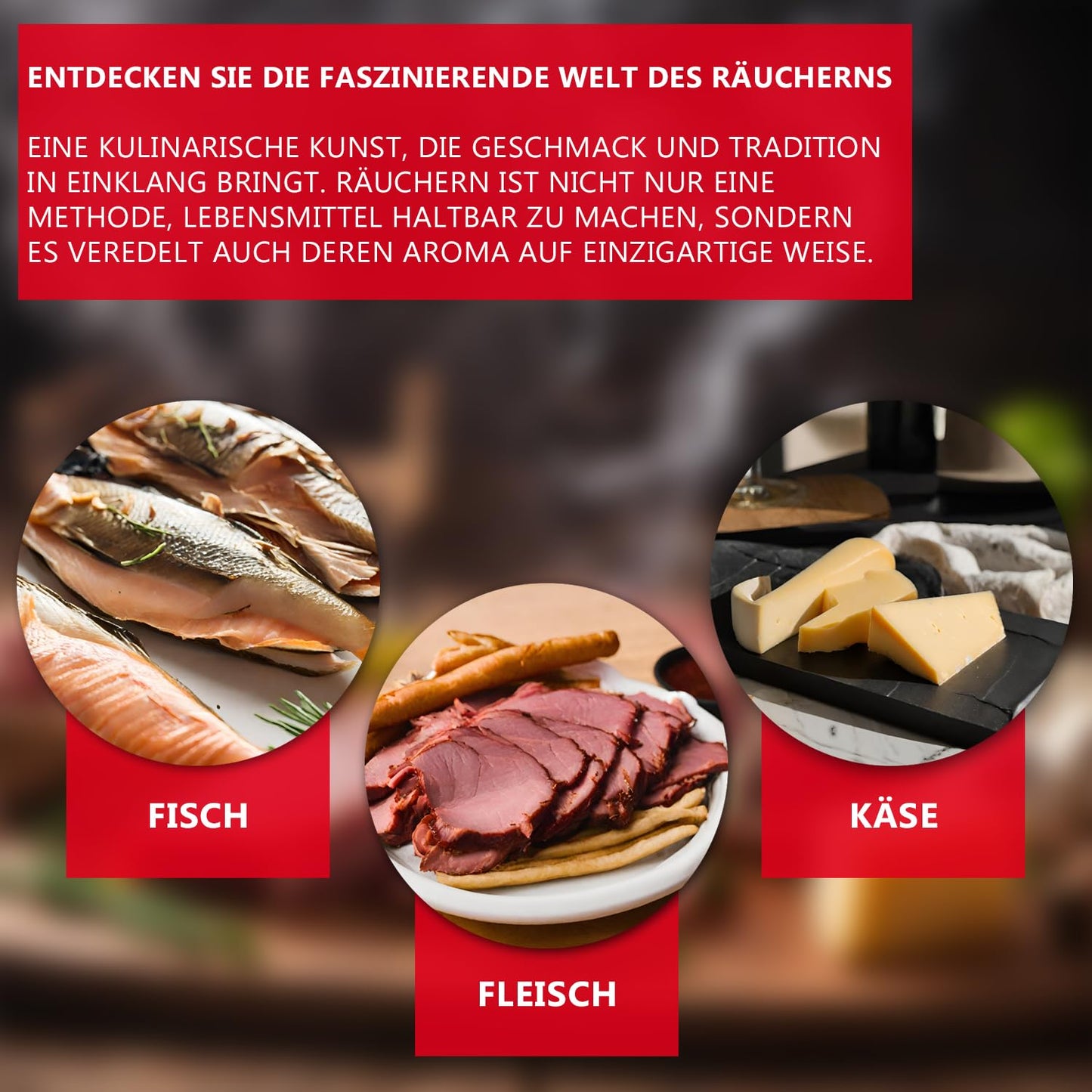 ITA Smokehouse 7003 - Premium XL smoking cabinet with 3 levels 111 cm - Alloy steel - Quality Made In EU Directly from the manufacturer - Smoker for cold smoking & hot smoking - For up to 13kg of meat