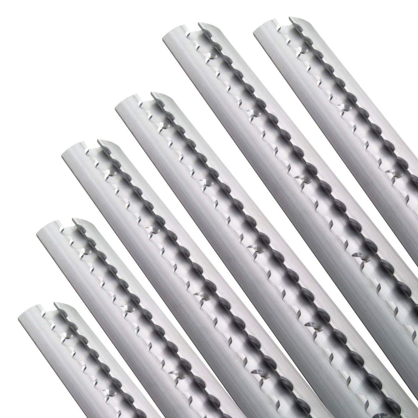 Aluminum airline track set half-round shape 4 meters = 2X 1.5m + 2X 0.5m - Half-round airline track for cargo securing for trucks and RVs - Drilled silver tie-down rail