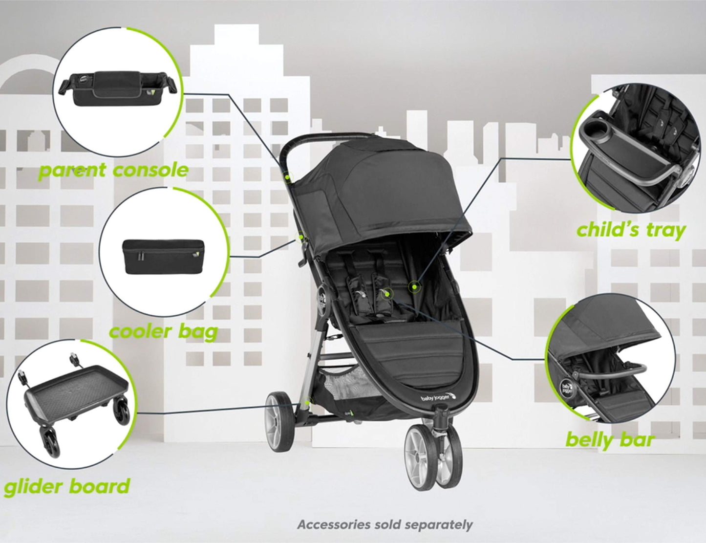 Baby Jogger Safety Bar | for City Elite 2, Mini GT2 & Mini 2 Stroller Buggy