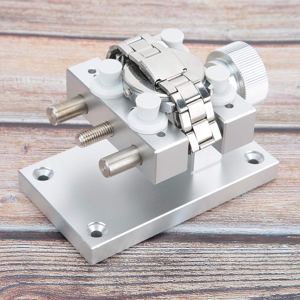 Watch case holder, watchmaker tool set Remover Adjustable watch repair tool Repair clip Vise DIY Sculpture Handcraft Carving Battery replacement tool Watch opener Watch tool.