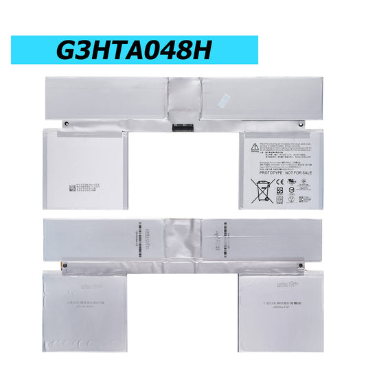 Laptop battery G3HTA048H 51Wh for Microsoft Surface Book 1 2 tablet model 1703 1704 1705 13.5 inch keyboard G3HTA023H G3HTA024H G3HTA021H.
