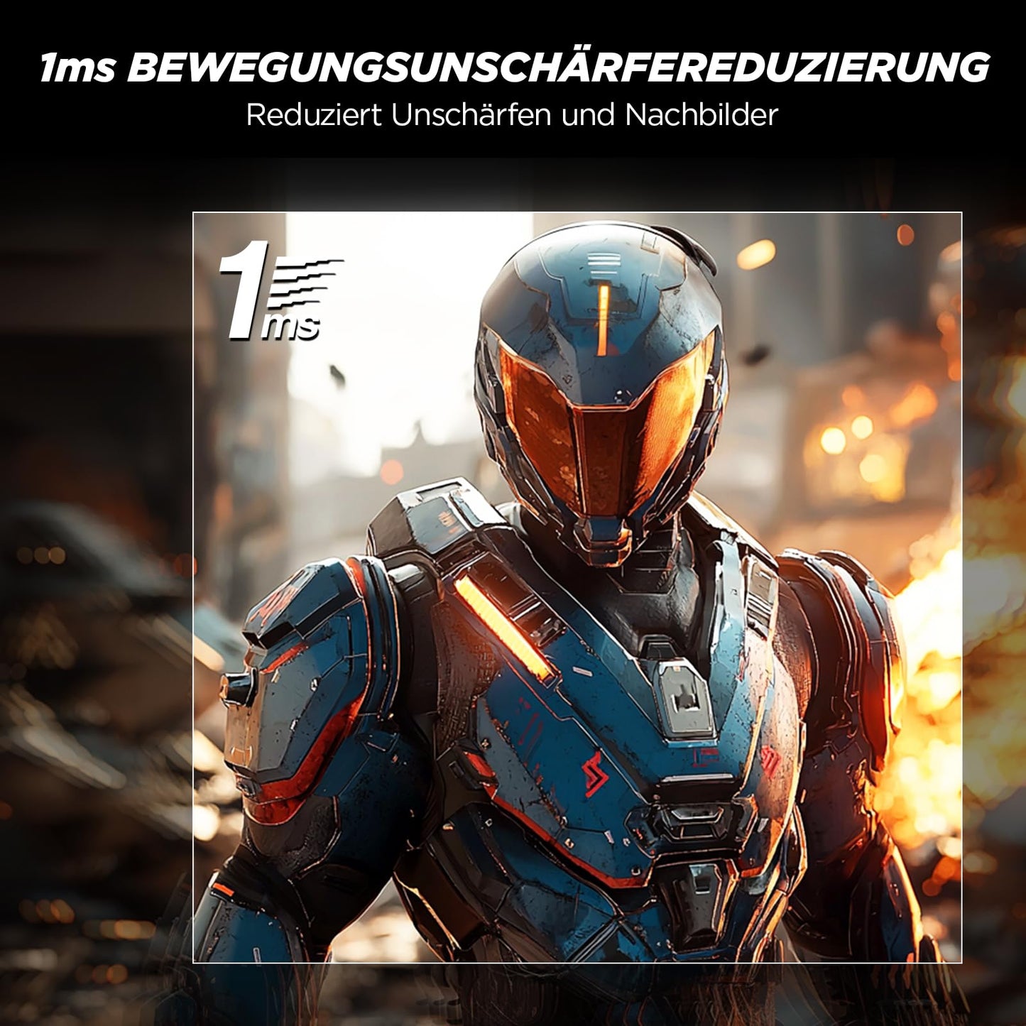 KOORUI G2711P 27-inch gaming monitor, 1ms 200Hz FHD Fast IPS HDR400 screen, 100% sRGB Adaptive Sync VESA 75x75mm.