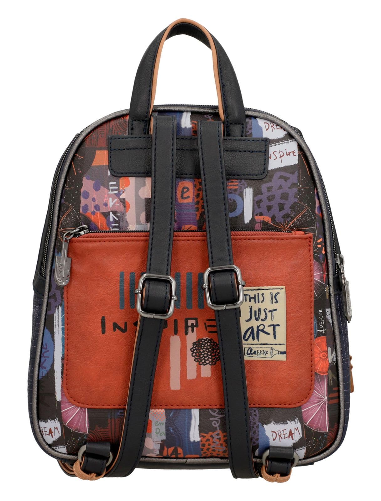 Anekke Contemporary Women's Hiking Backpack, 25 x 29 x 9 cm, Colorful, Modern Japanese Design