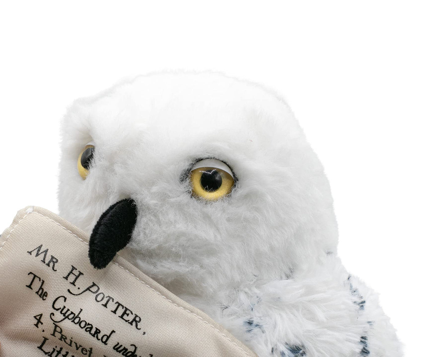 Play by Play Harry Potter - Hedwig White Owl Plush with Magnetic Envelope and Display 9.45"/24cm - Super soft quality
