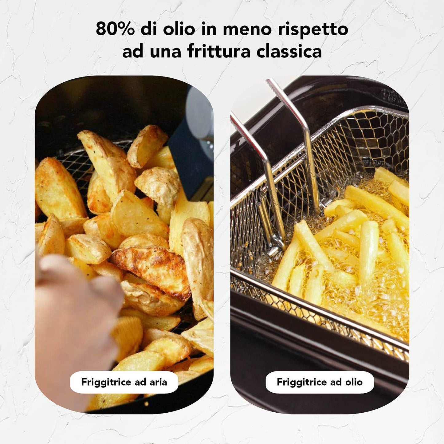 Improve IMPFR2510 Retro Hot Air Fryer Oil Free 2.5L 1500W 200°C 30 Minute Timer