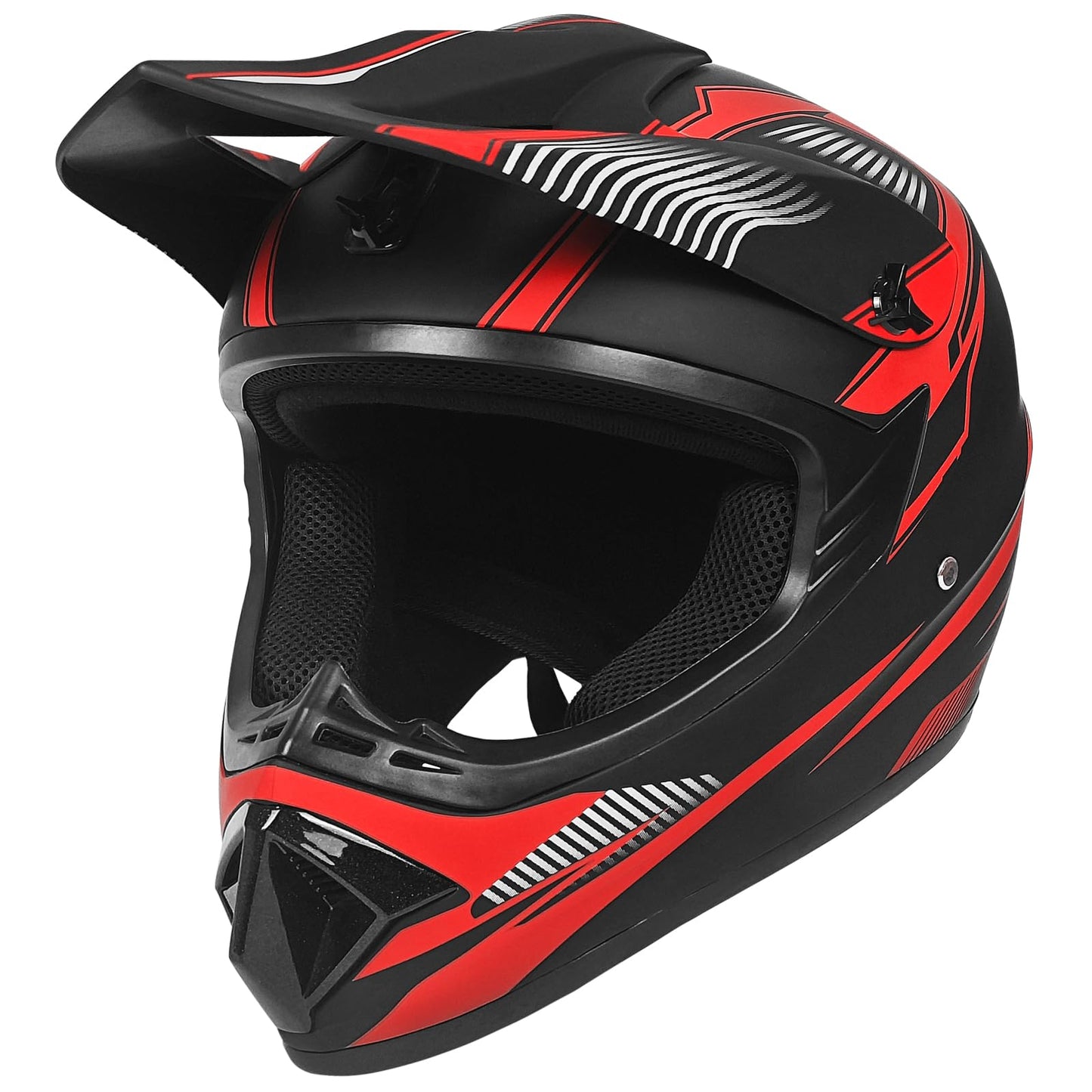 Youth motorcycle helmets, kids bike riding helmets, boy and girl scooter ski ATV helmet, DOT/ECE certified, suitable for all seasons, 3, S