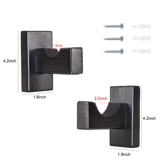 ROLLMOSS Baseball Softball Bat Rack Wall Mount Display Case, Solid Wood Baseball Bat Holder Horizontal Display Rack with Felt Liner and Hidden Screws Bat Souvenir Stand, Softball Storage Shelf