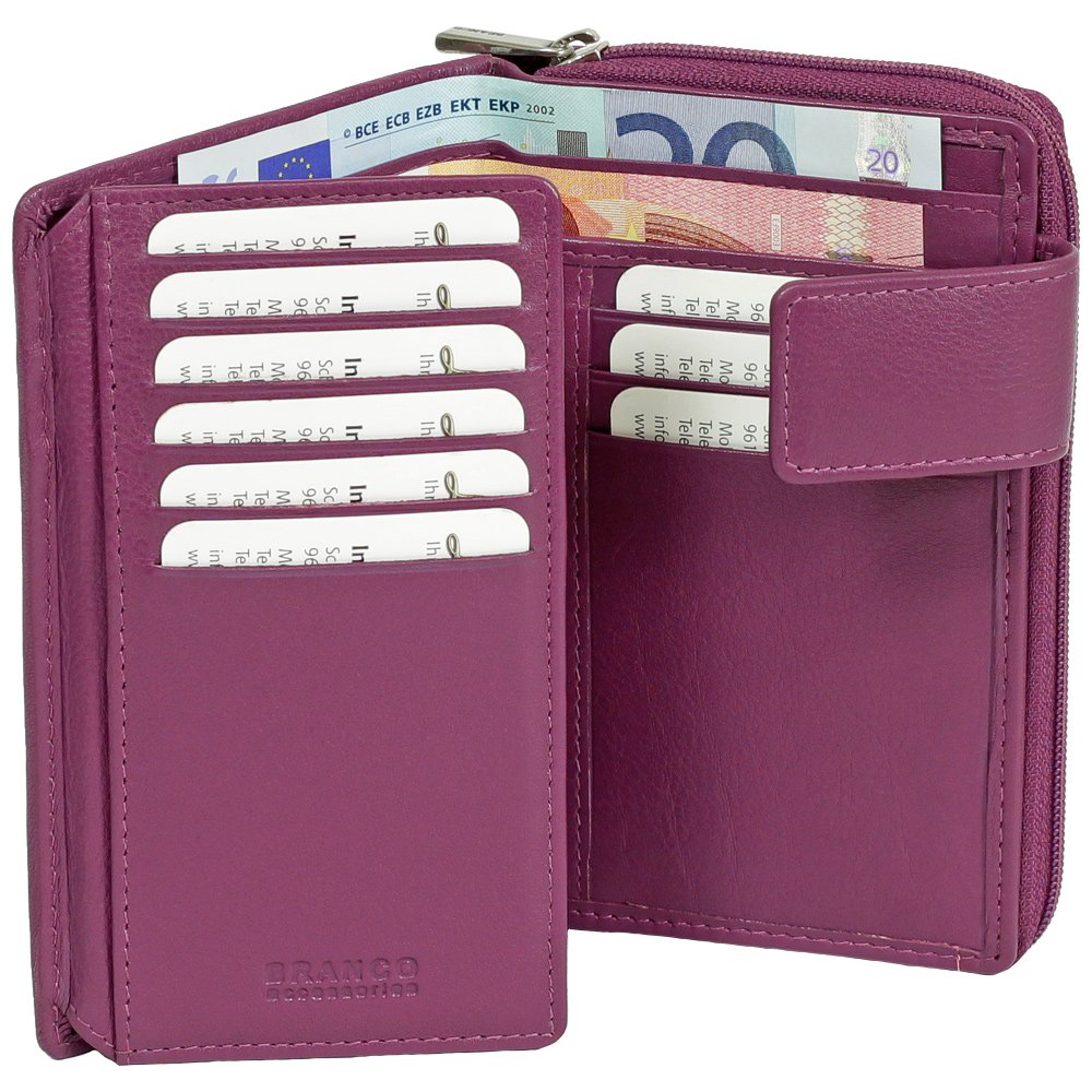 White leather wallet purse women's wallet ladies long purse berry
