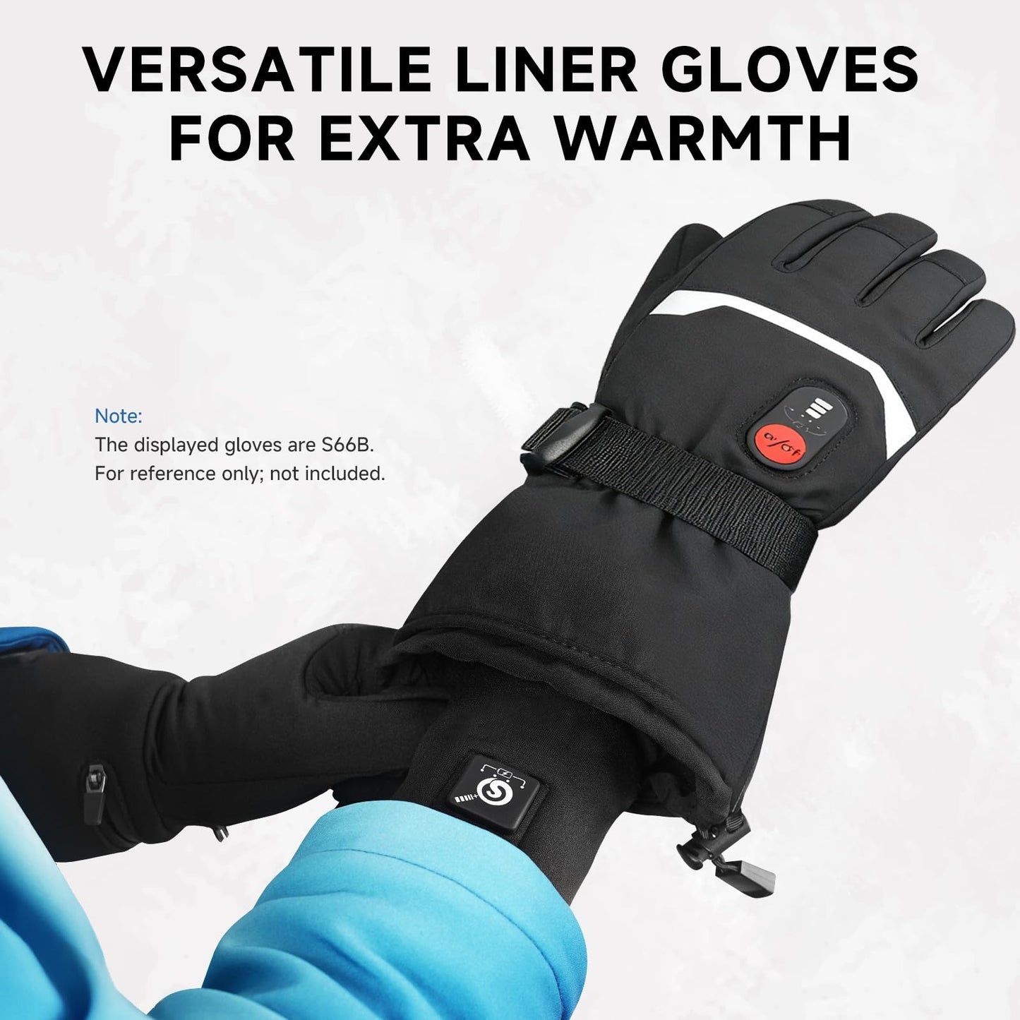 Heated Thin Gloves for Women Men, Rechargeable for Winter Commuting Walks, and as Inner Lining for Colder Activities.